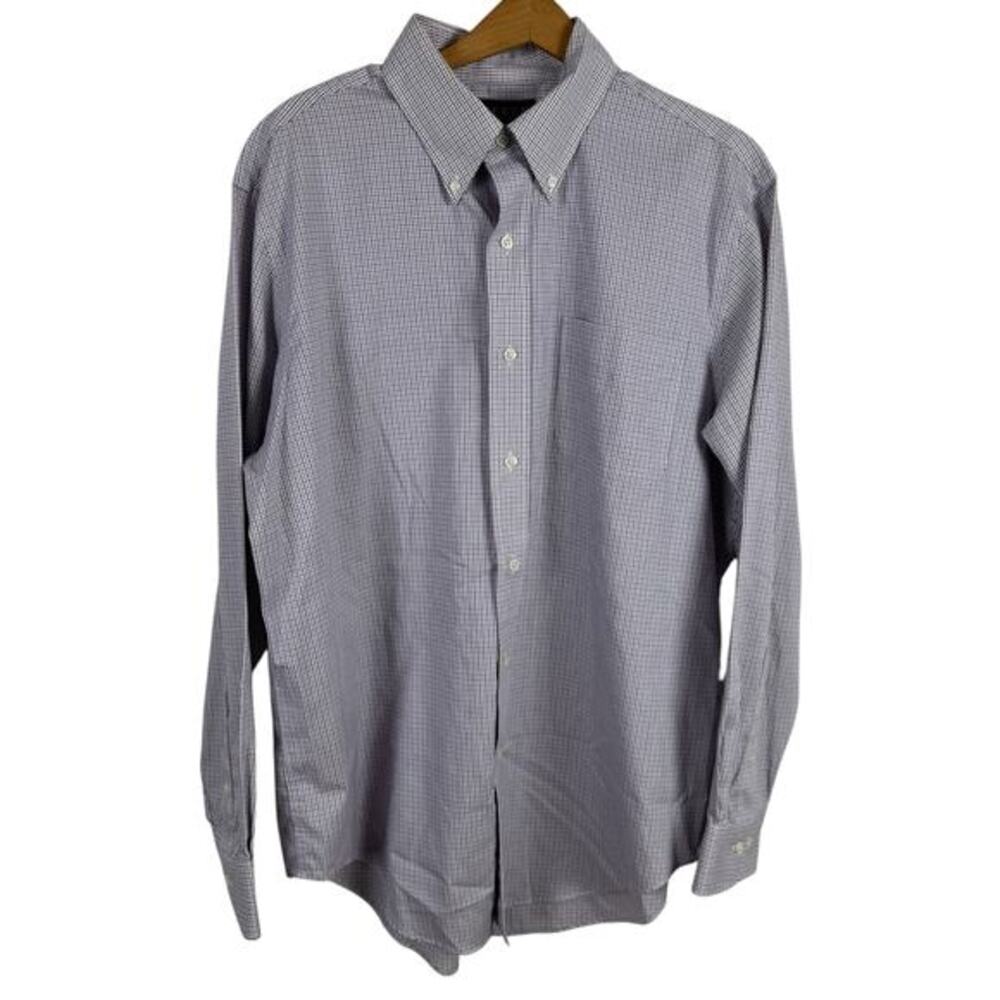 Lauren‎ Ralph Lauren Men Button Up Shirt Size 34/35 Classic Non Iron Preppy Work